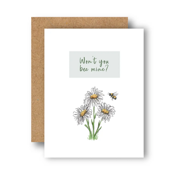 Bee Mine Note Card