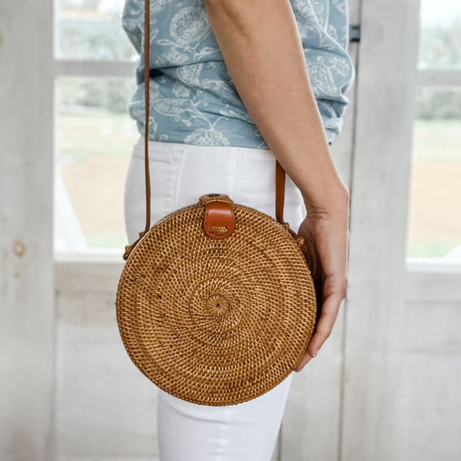 Basket round bag online