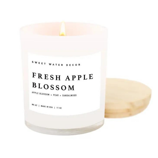 Fresh Apple Blossom Soy Candle