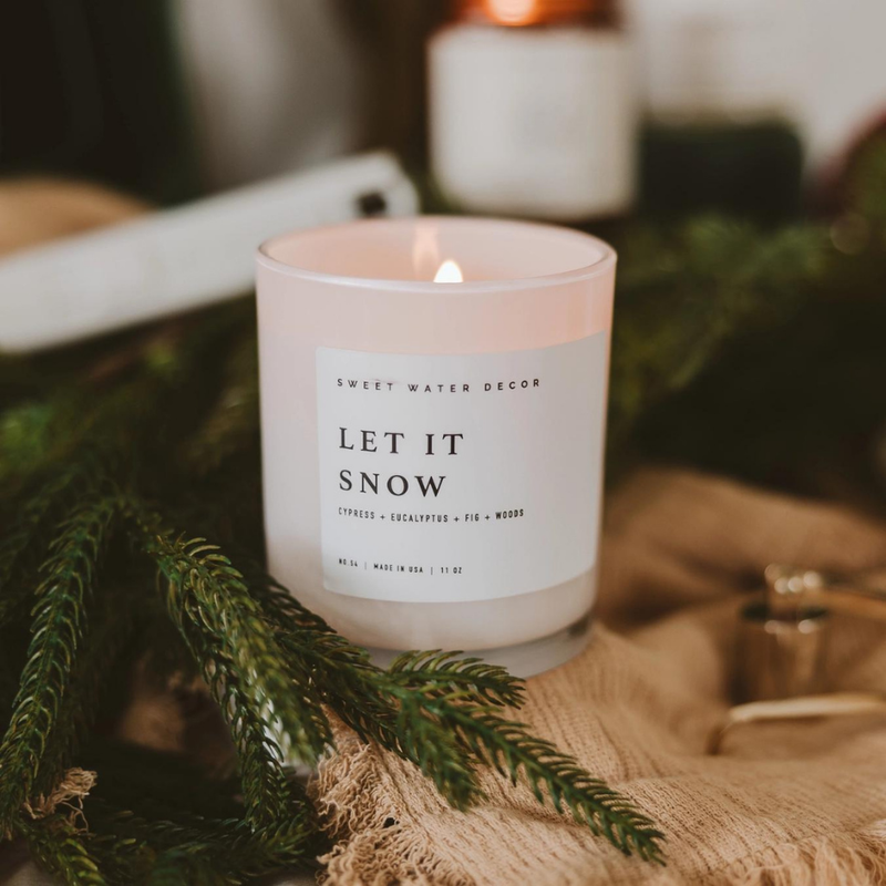 Let It Snow Soy Candle