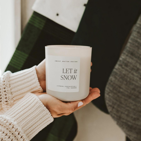 Let It Snow Soy Candle