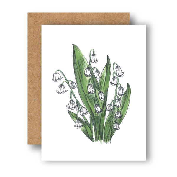 Lily of the Valley Note Card