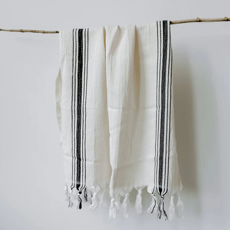 Turkish Cotton + Bamboo Hand Towel, Kitchen Hand Towel